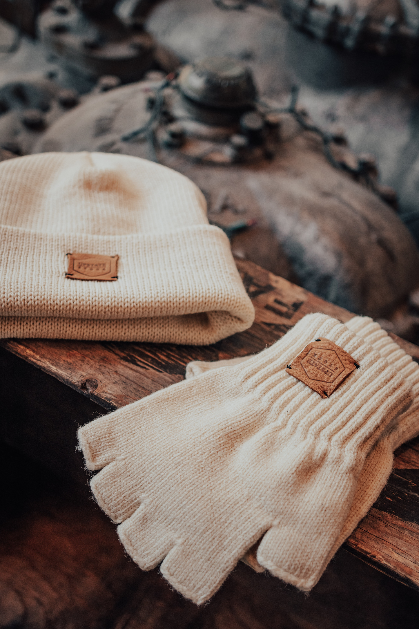 Undyed Merino Wool Beanie