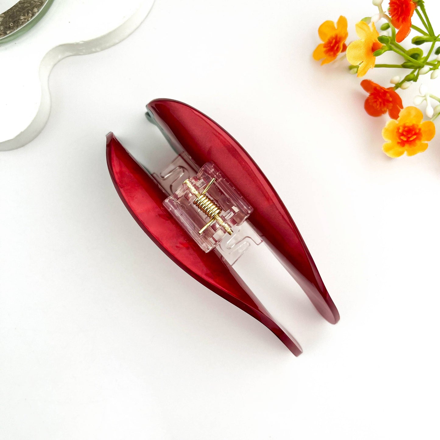 🌶️ Sweet & Spicy Pepper Hair Claw – Fun Acetate Clip