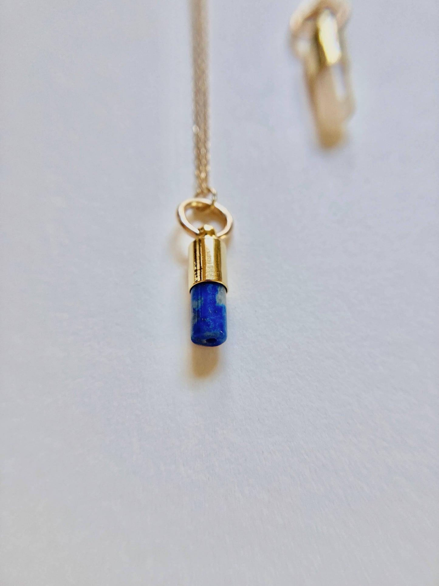 The Moment Necklace - Delicate Gemstone Pendant