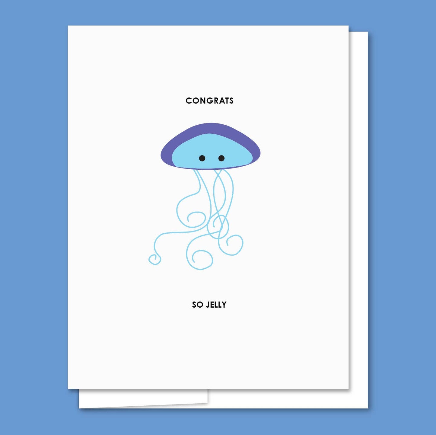 Congrats (So Jelly) - Letterpress Funny Congratulations Card