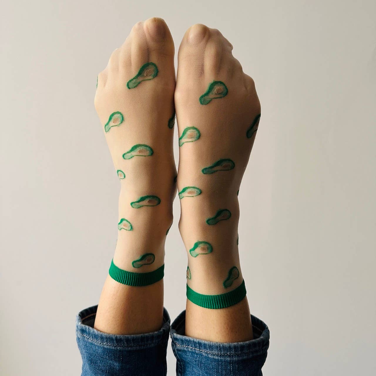 Clémence - Fruit spring socks - AVOCADOS