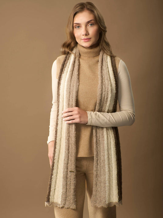 Alma Alpaca Scarf | Boucle Alpaca Scarf