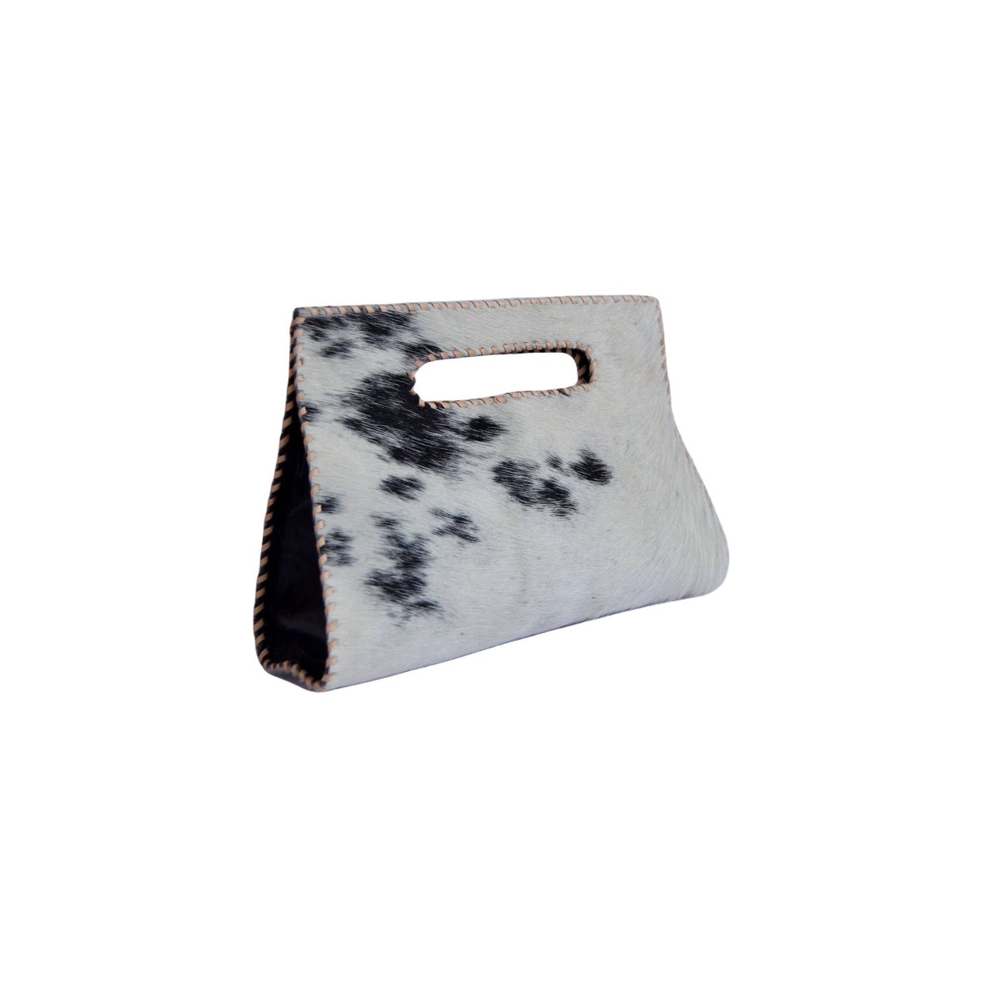 Mia Clutch Cowhide Hairon Leather