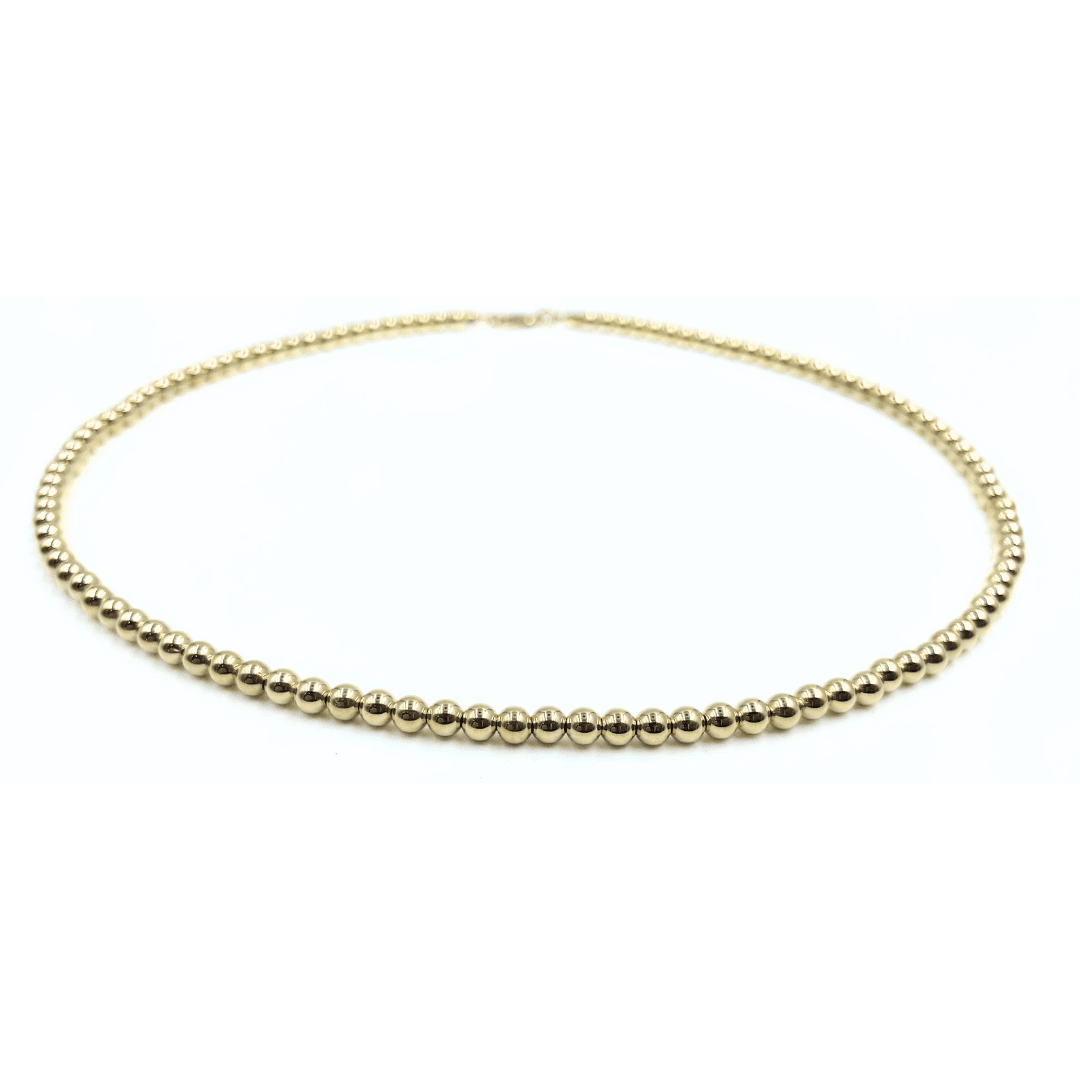 #X - 4mm 14k Gold Filled Waterproof Necklace