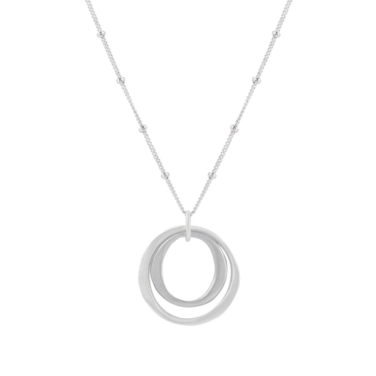 Double circles necklace
