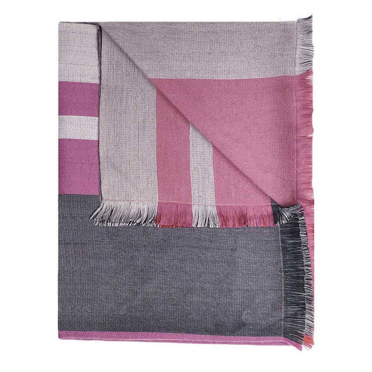 Alpaca Reversible Throw - Sangria