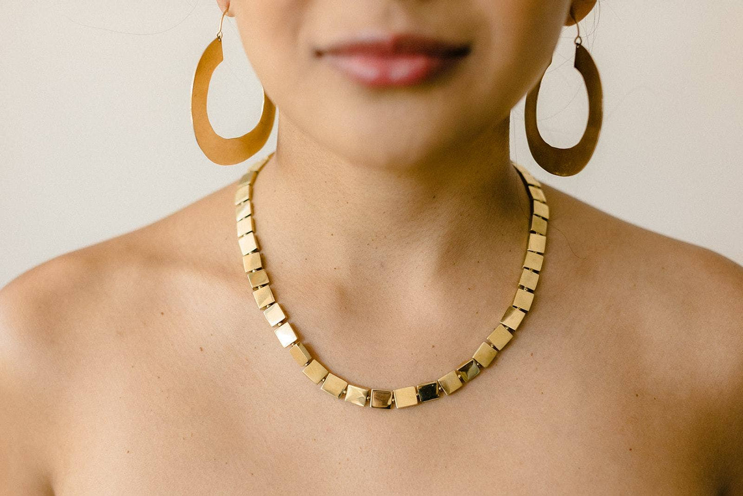 Flat Hoop Earrings - AA22