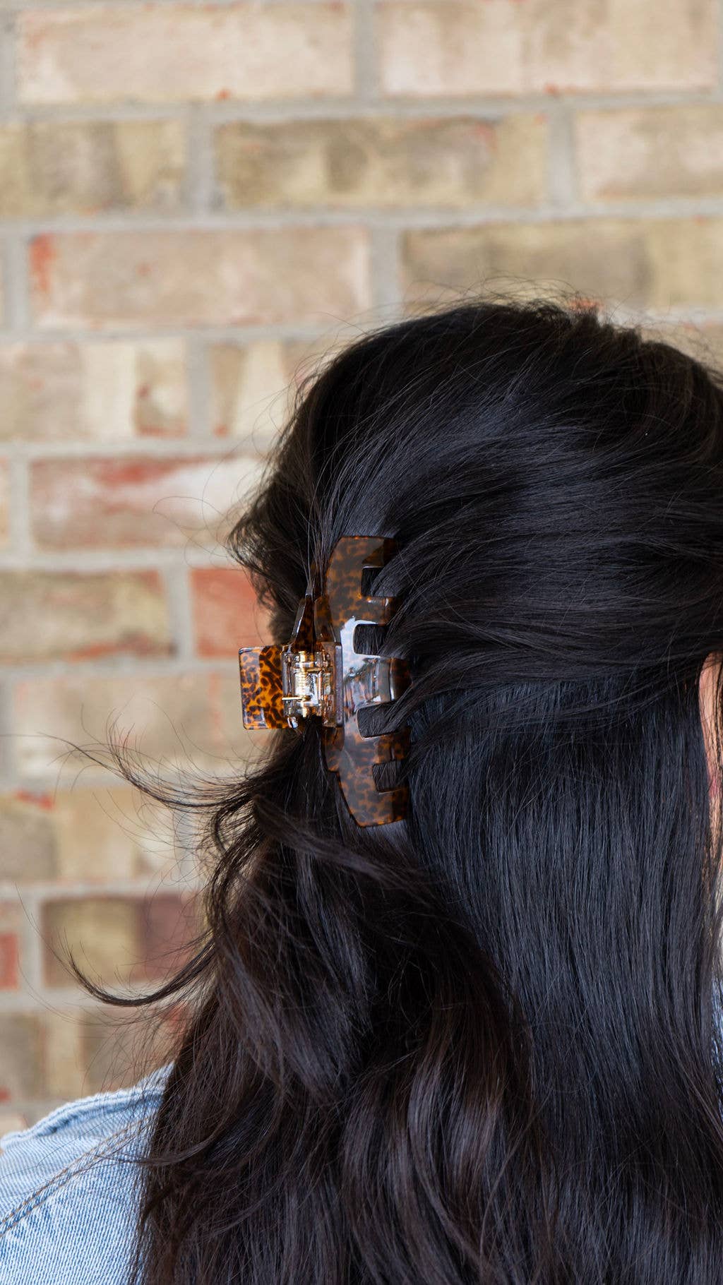 Catherine Hair Claw - Amber Dot // Clip, Acrylic, Tortoise