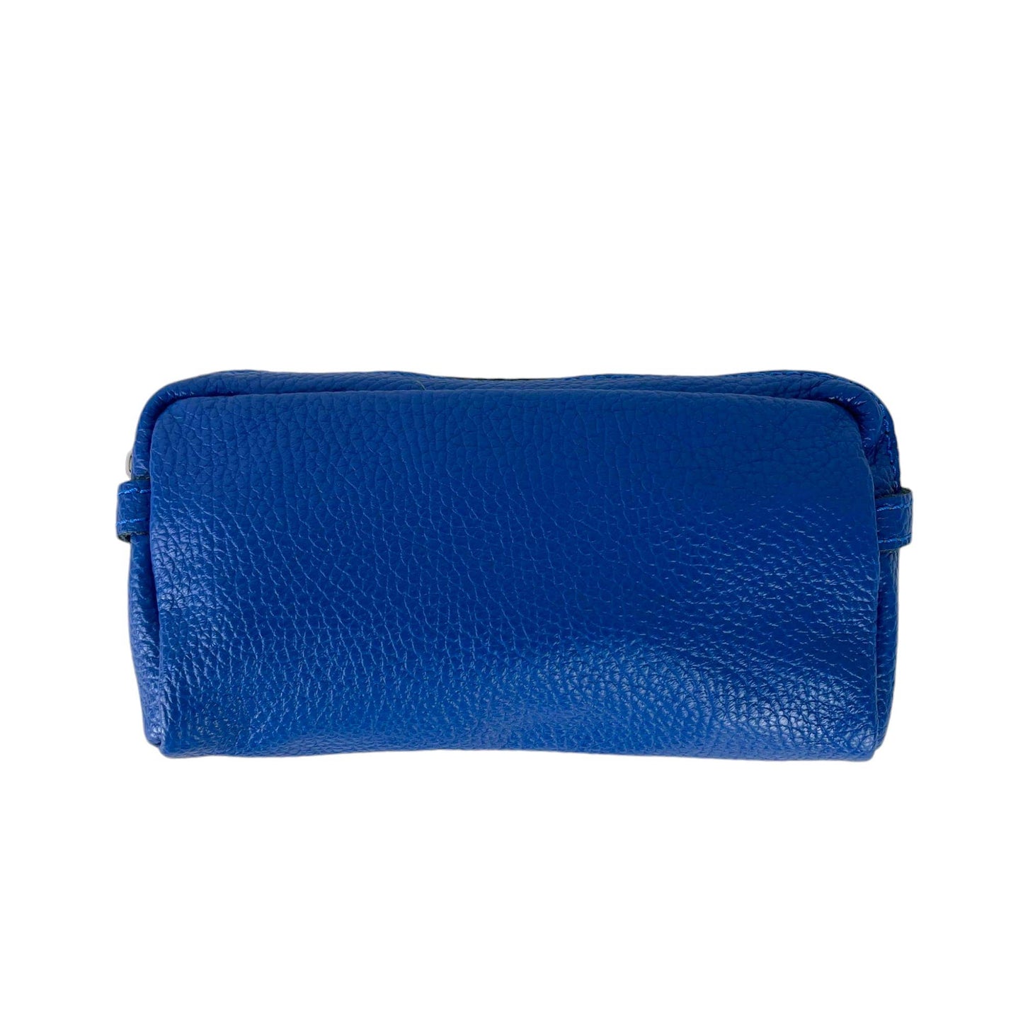 Women's High Quality Zippered Leather Toiletry Bag on Sale