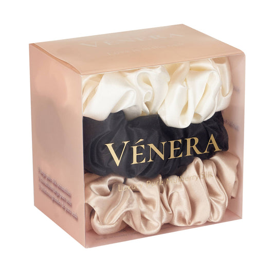 100% Organic Pure Silk Scrunchies