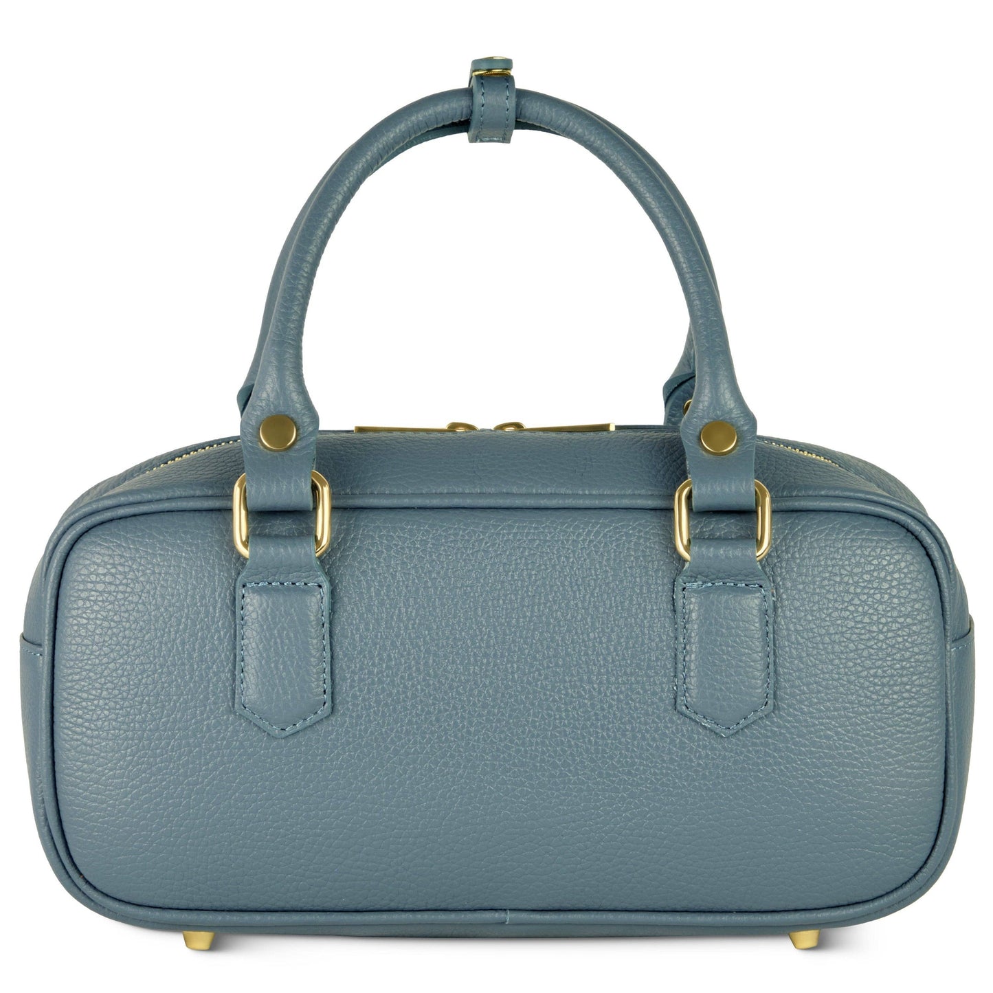 Italian Genuine Calf Leather Top-Handle Bag