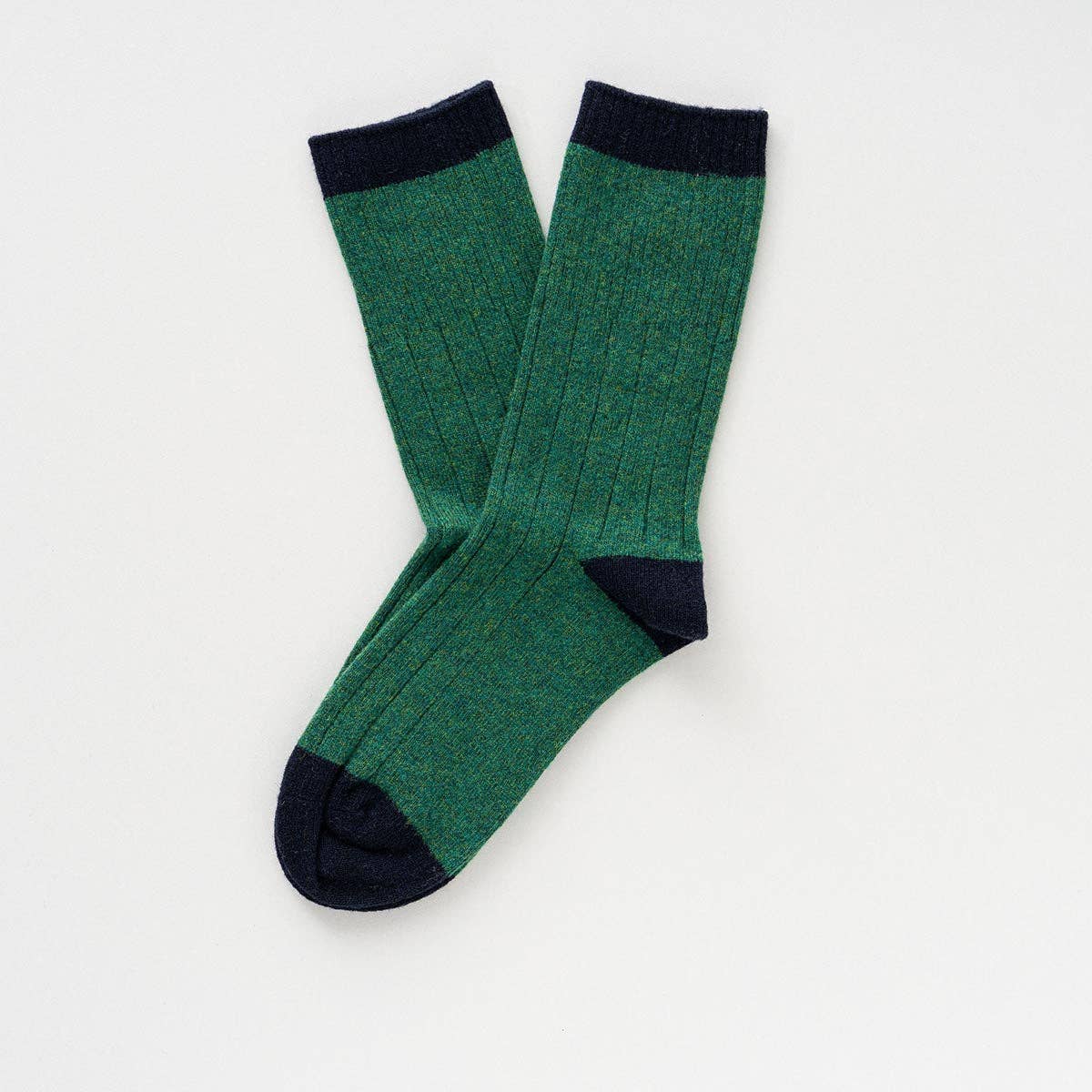 KLUE Merino Wool socks with Bands | Green and Black