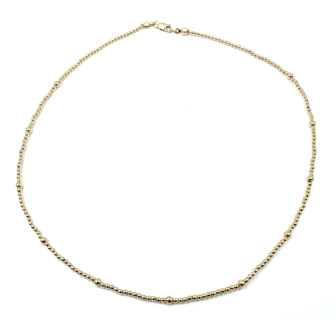 #W - 2mm 14k Gold Filled Waterproof Necklace