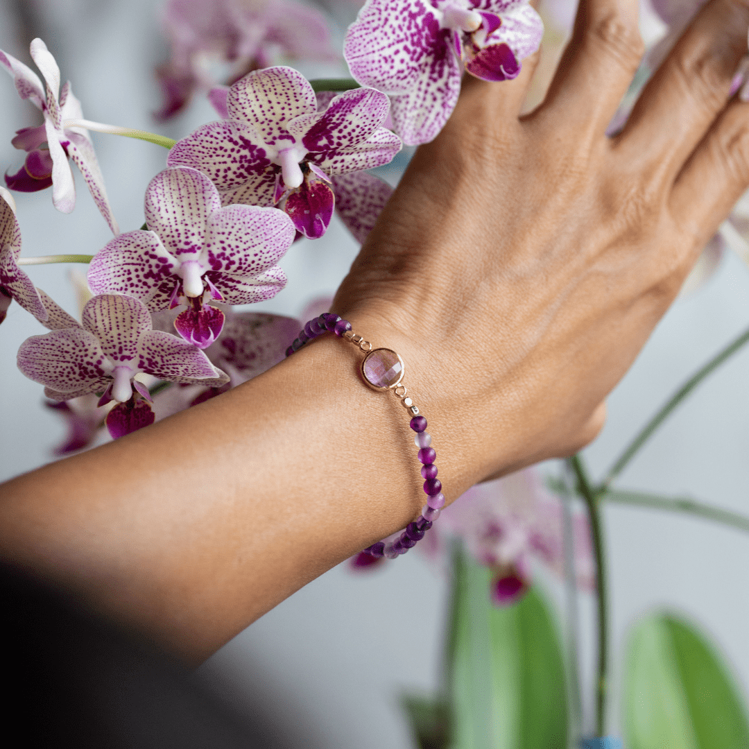 Amethyst Stone Bracelet ASB