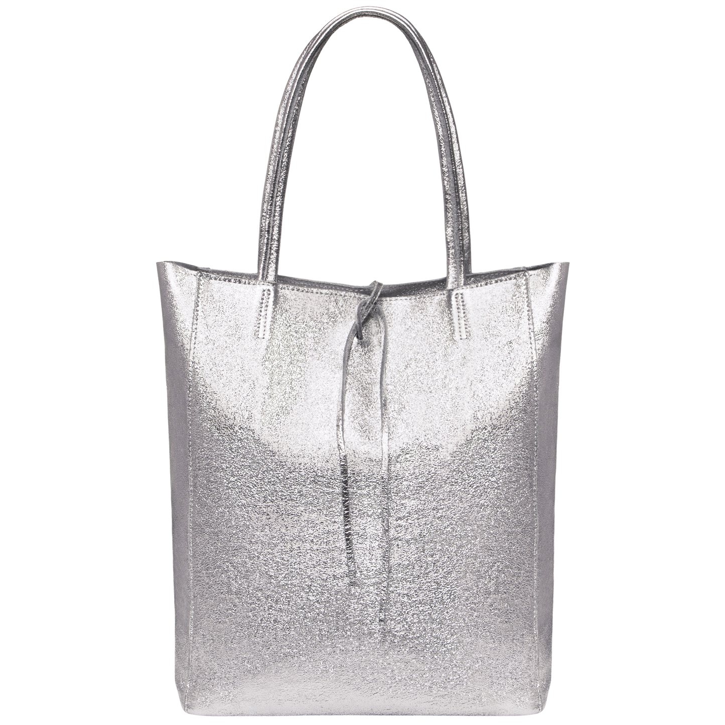 Italian Genuine Metallic Suede Tote Bag 201718