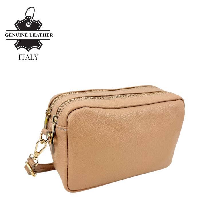 Grain Leather Shoulder Bag
