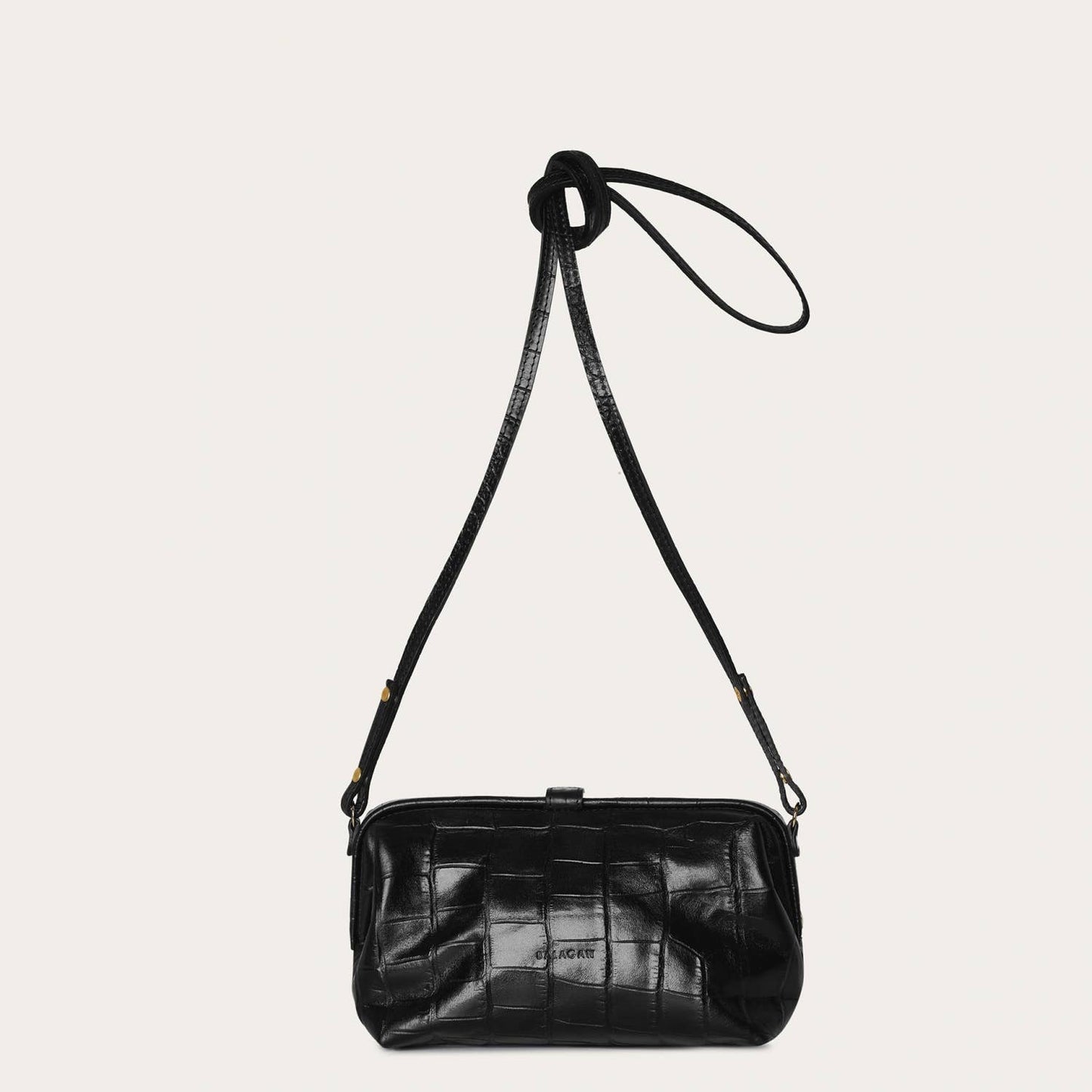 Rofe Bag M | Black Croco