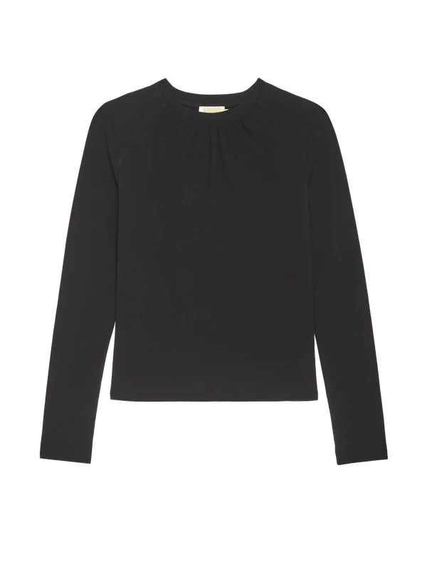 Alejandra Crewneck Long Sleeve | Jet Black