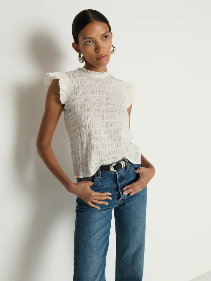 Nation Ashley Ruffle Tank
