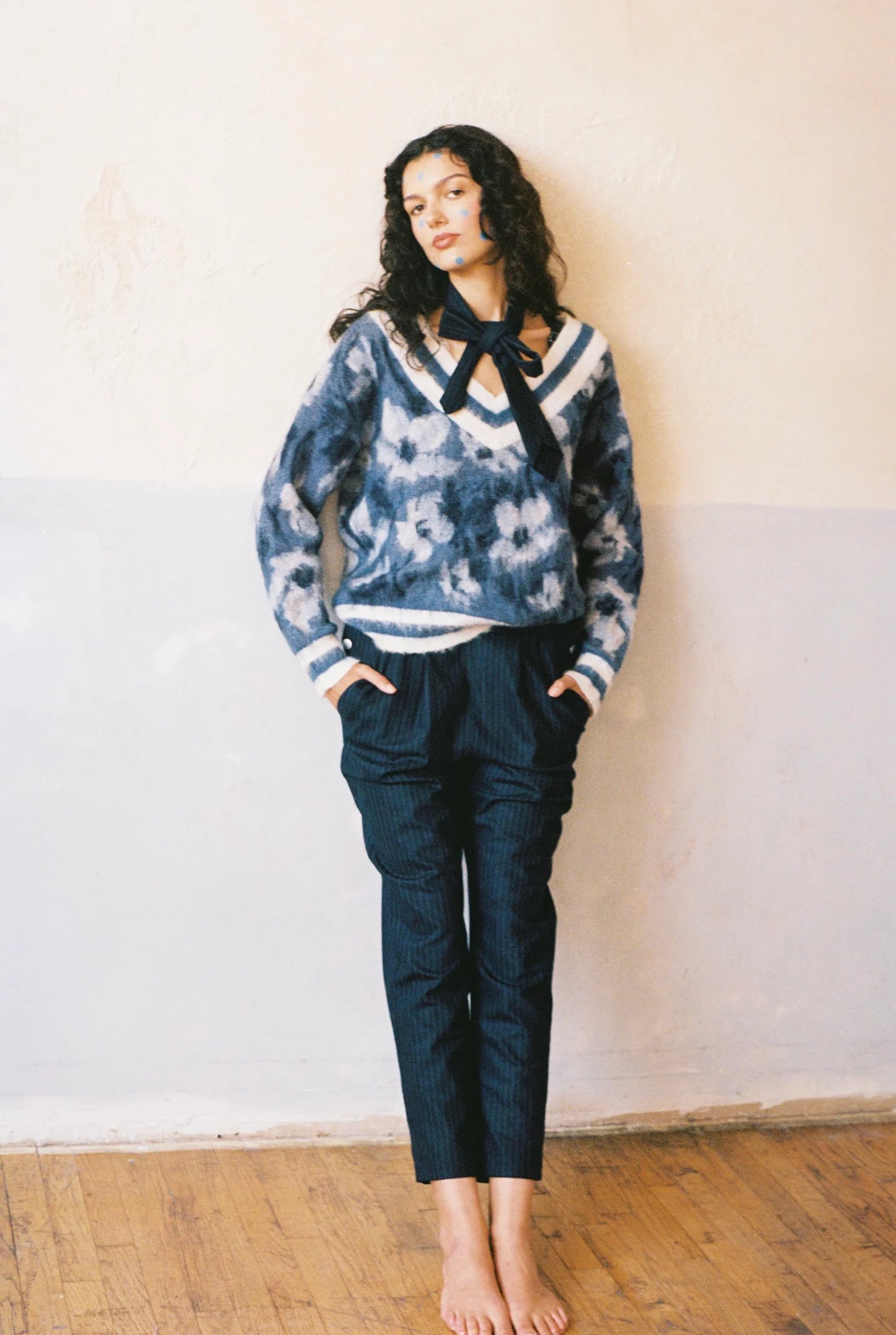 Becca Flood Mohair & Merino Baret Sweater