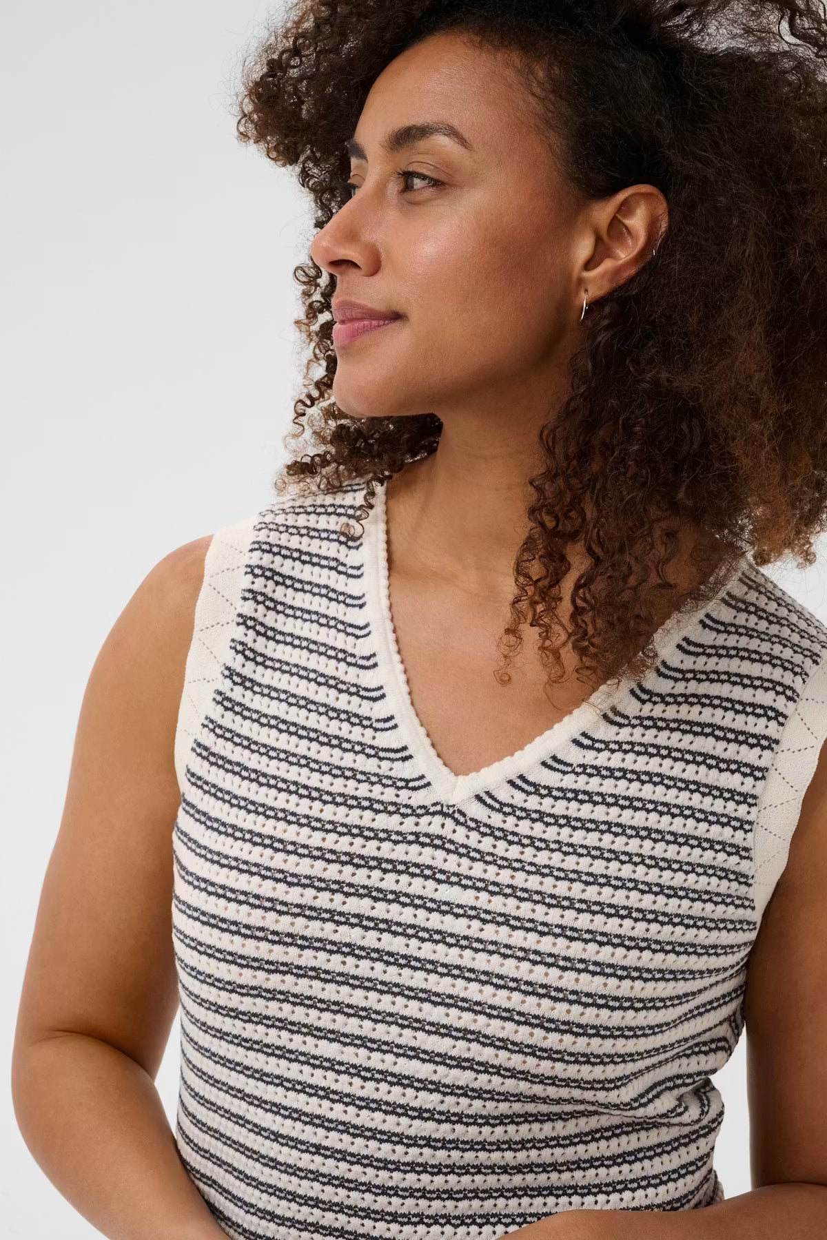 Bolissa Top | After Midnight Stripe