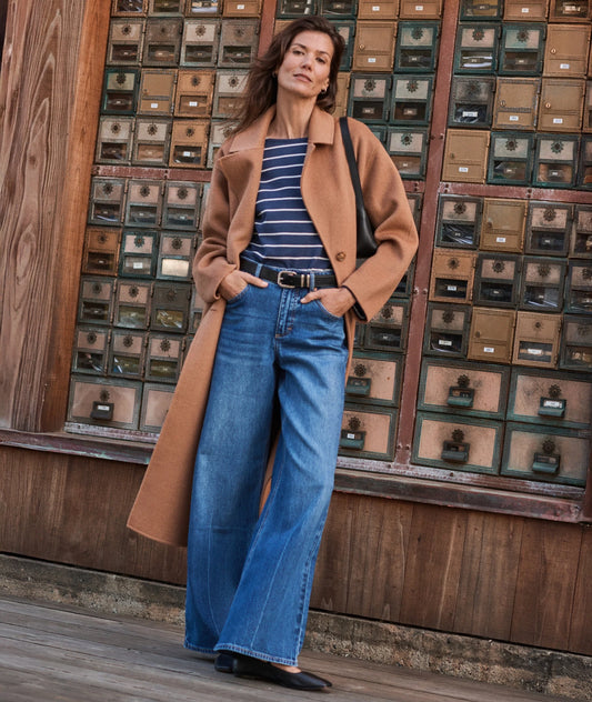 Colette Longline Coat | Camel