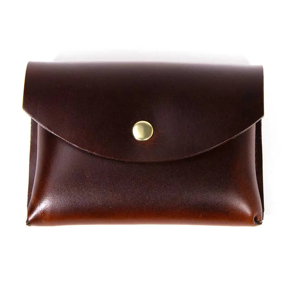 Waxed Leather Wallet + Card Holder