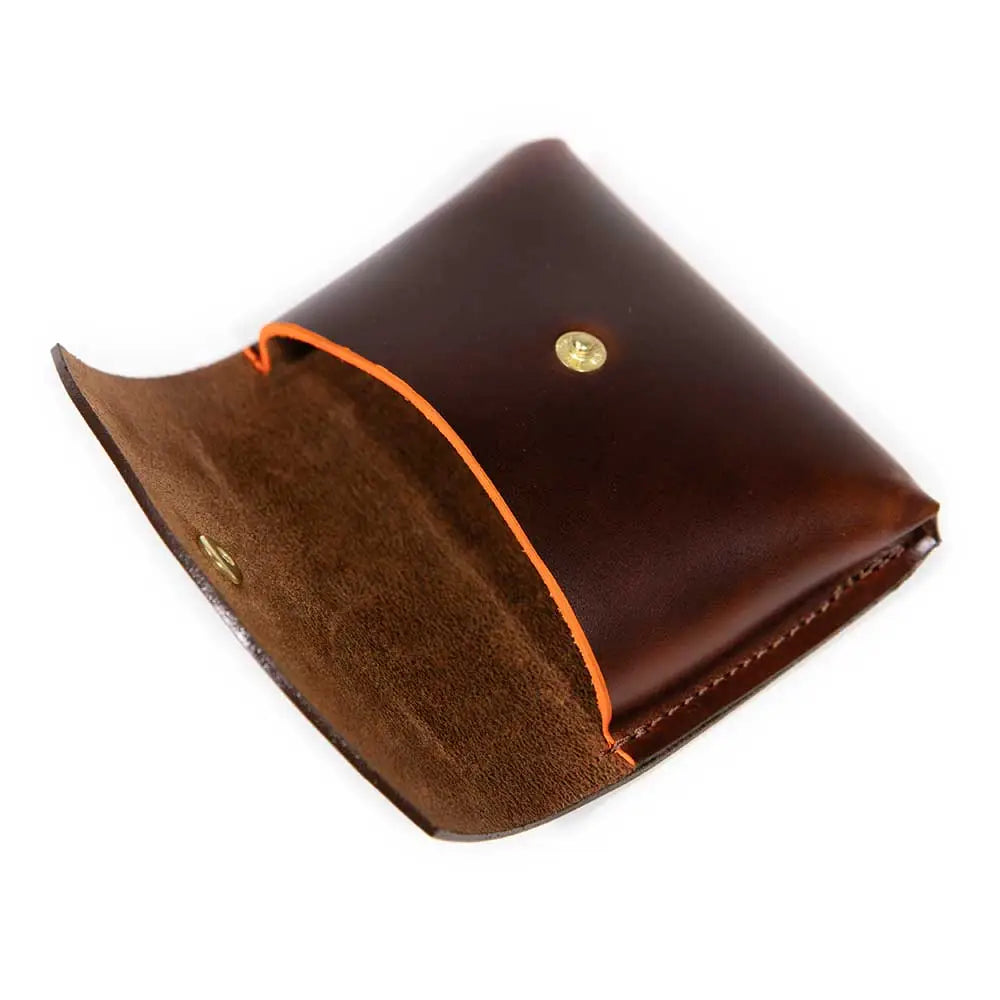 Waxed Leather Wallet + Card Holder