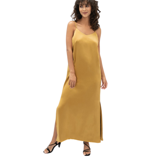 Regenerated Silk Calabar Dress | Mimosa