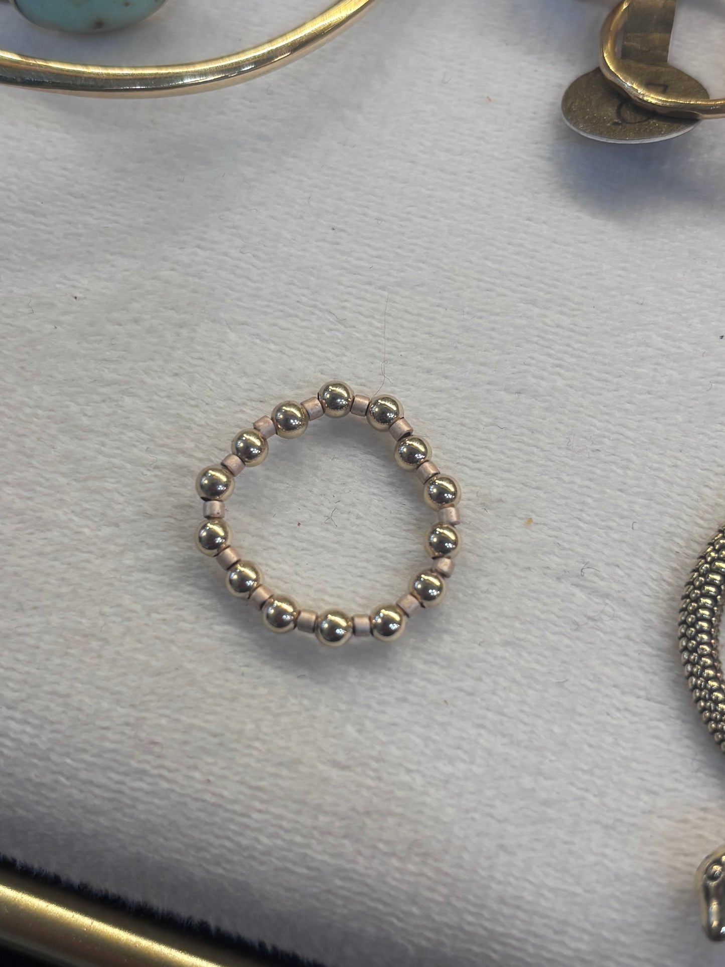 3mm Waterproof Stretch Ring Color Crush Newport GOLDEN & Gold Filled