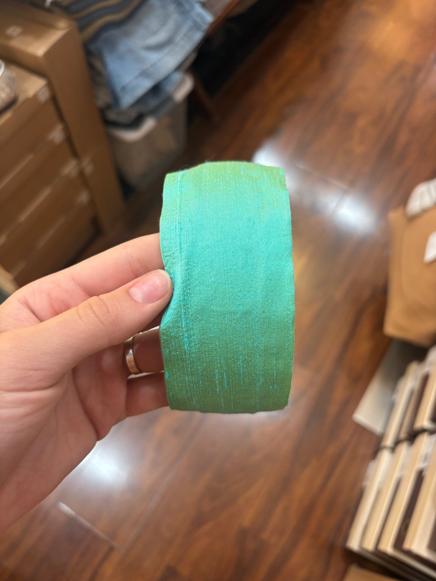 Cool Palette Dupioni Silk 2" Classic Headband HANDMADE