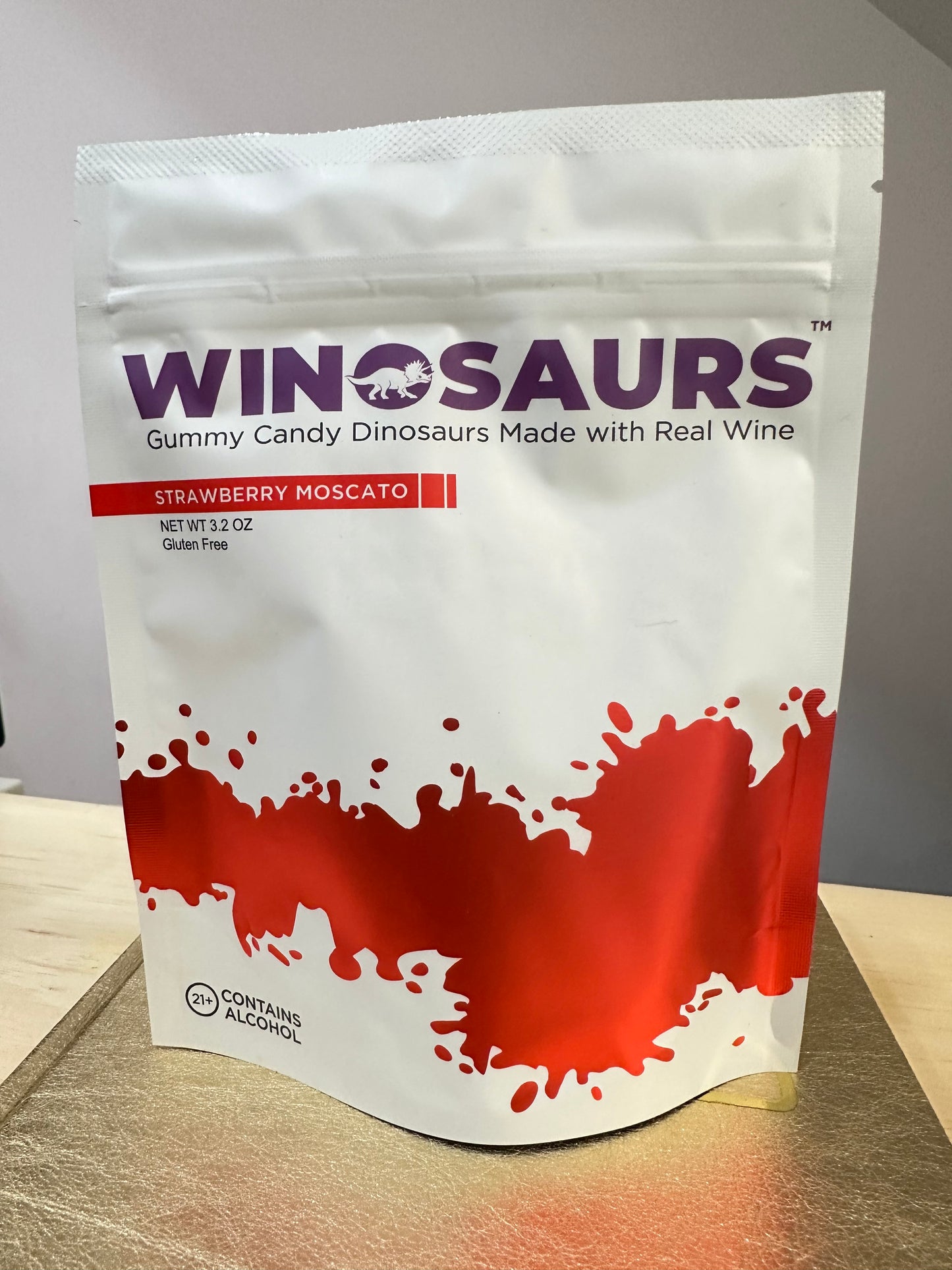 Winosaurs | Wine Gummy Candy for Adults | Strawberry Moscato