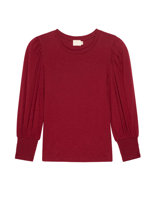 Loren Peasant Tee | Danish Red