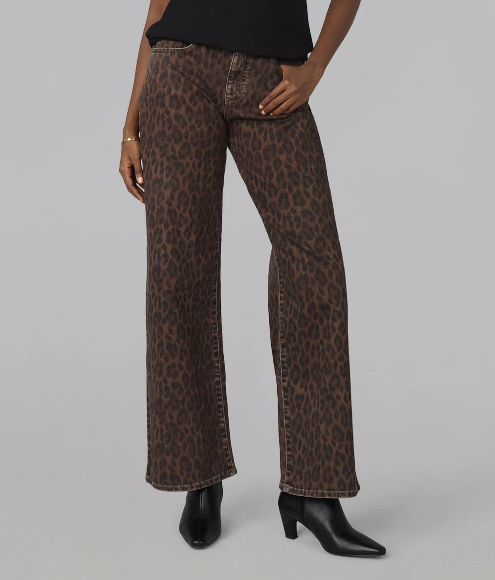 Colette High Rise Leopard Jeans