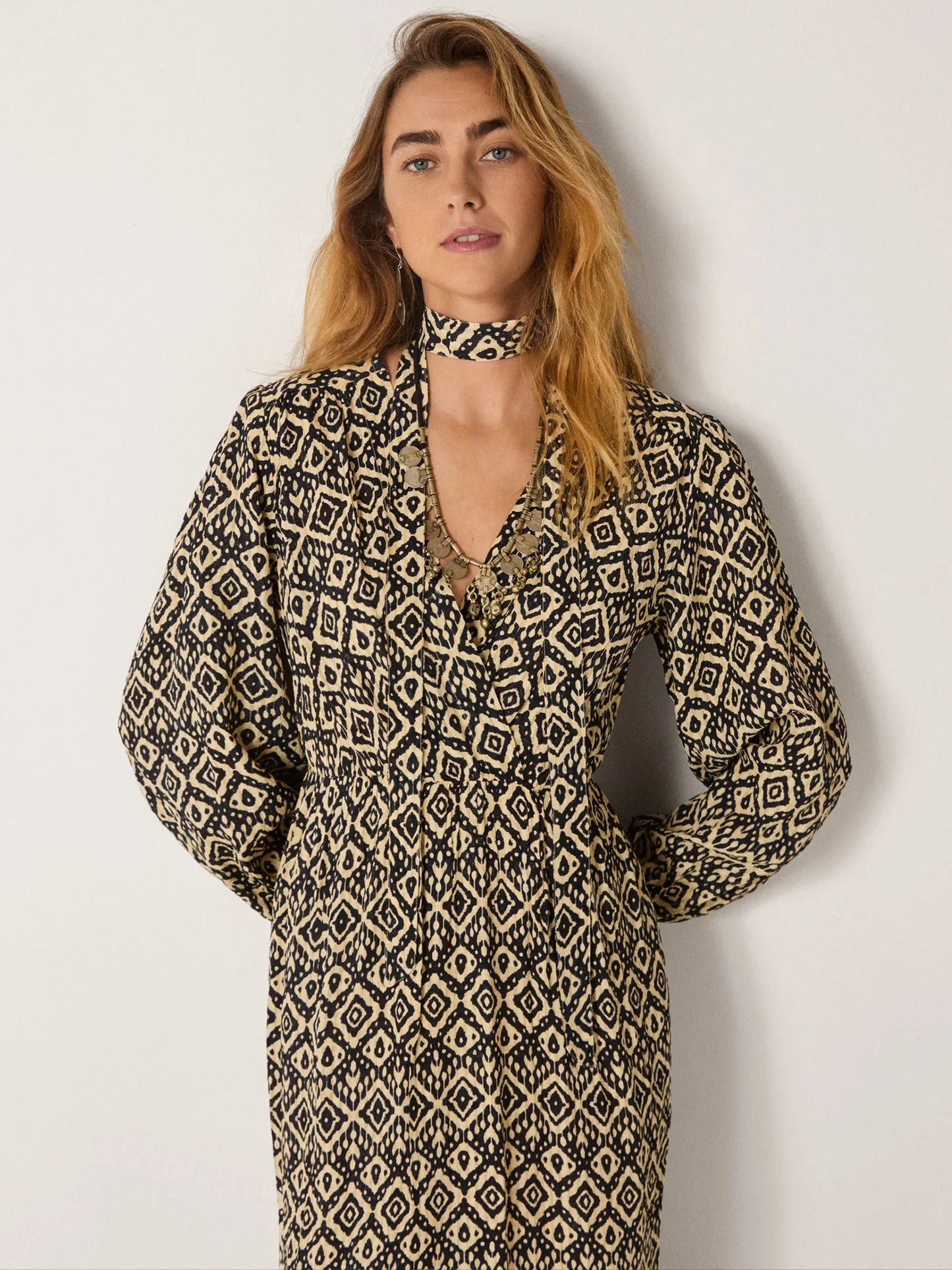 Maison Hotel Emma Ikat Dress