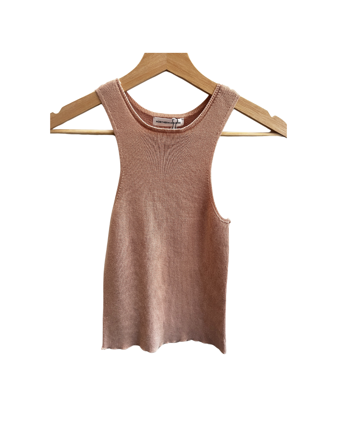 Racer Cotton Tank | Blush