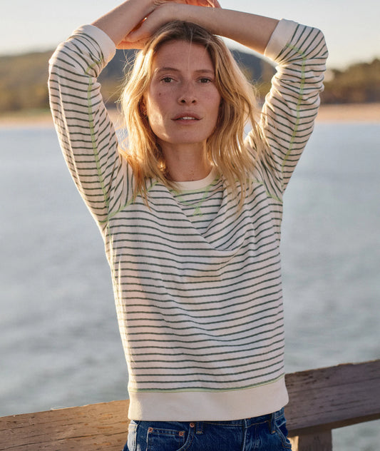 Reversible Raglan | Olive Stripe