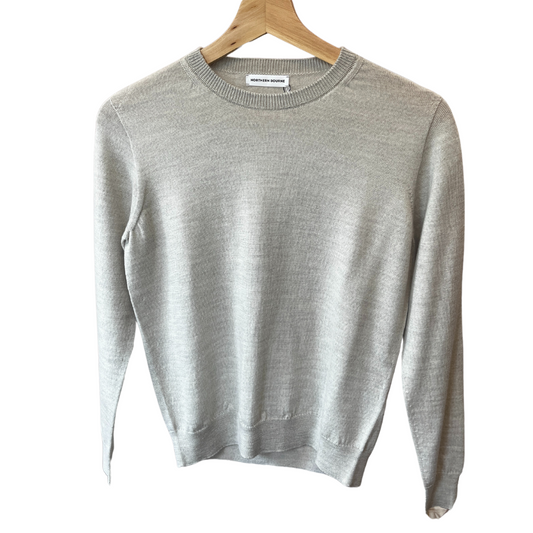 Merino Sara Sweater | Silver