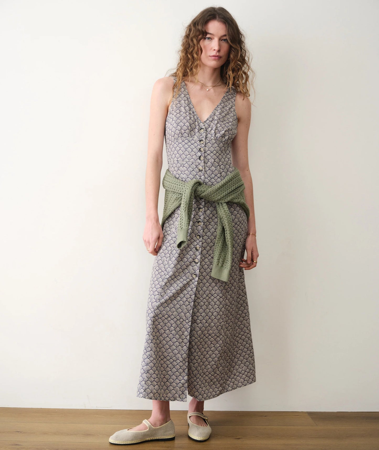 Camila Maxi Dress | Navy Seashell
