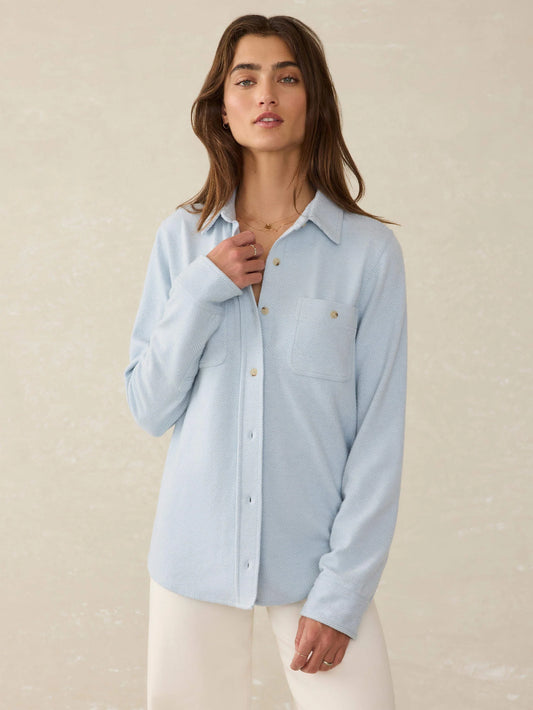 Legend Sweater Shirt | Ice Blue Twill