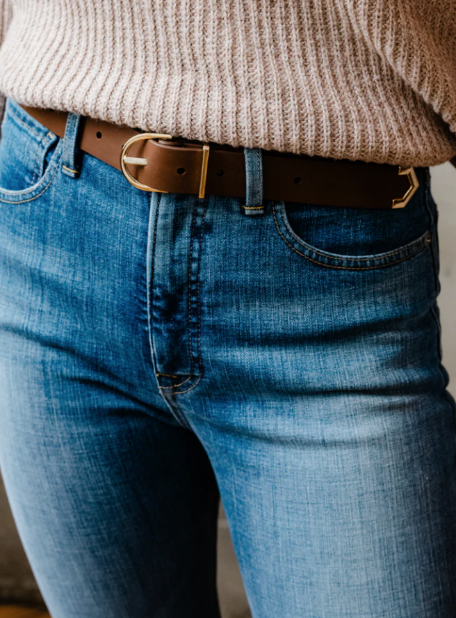 Whiskey Leather Belt