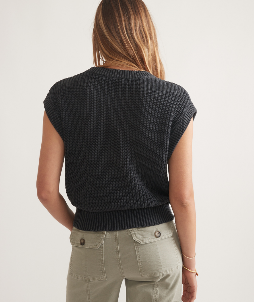 Ramona Sweater Vest | Charcoal