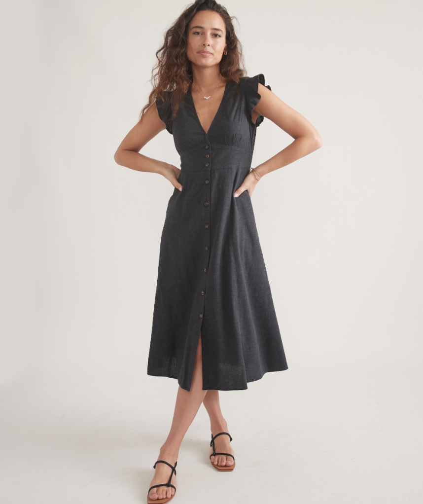 Camilla Midi Dress | Black