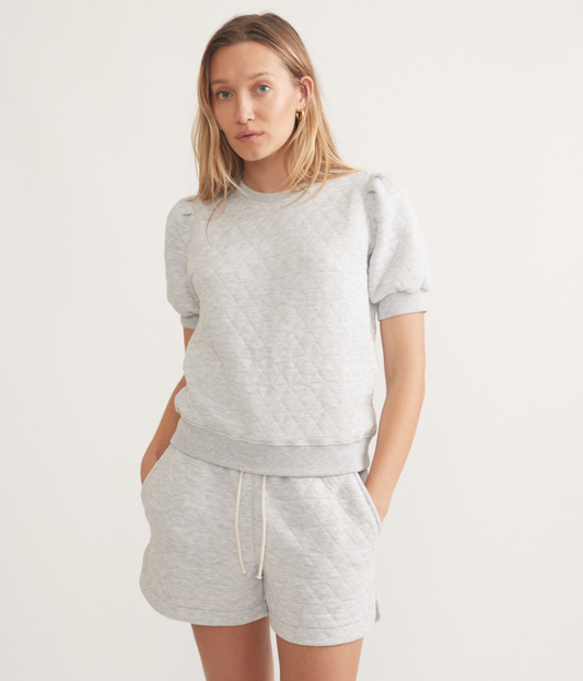 Corbet Short Sleeve Sweatshirt | Heather Grey