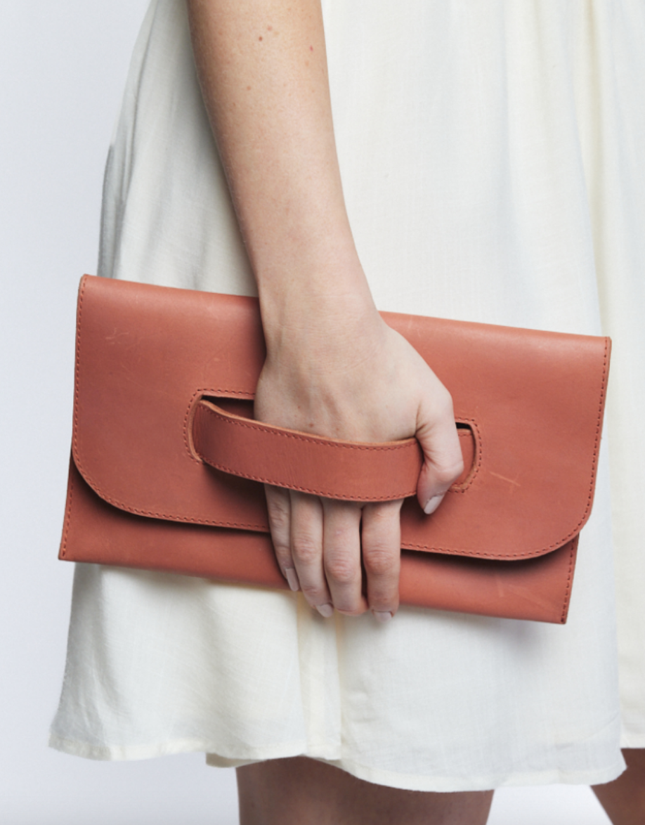 Mare Leather Clutch