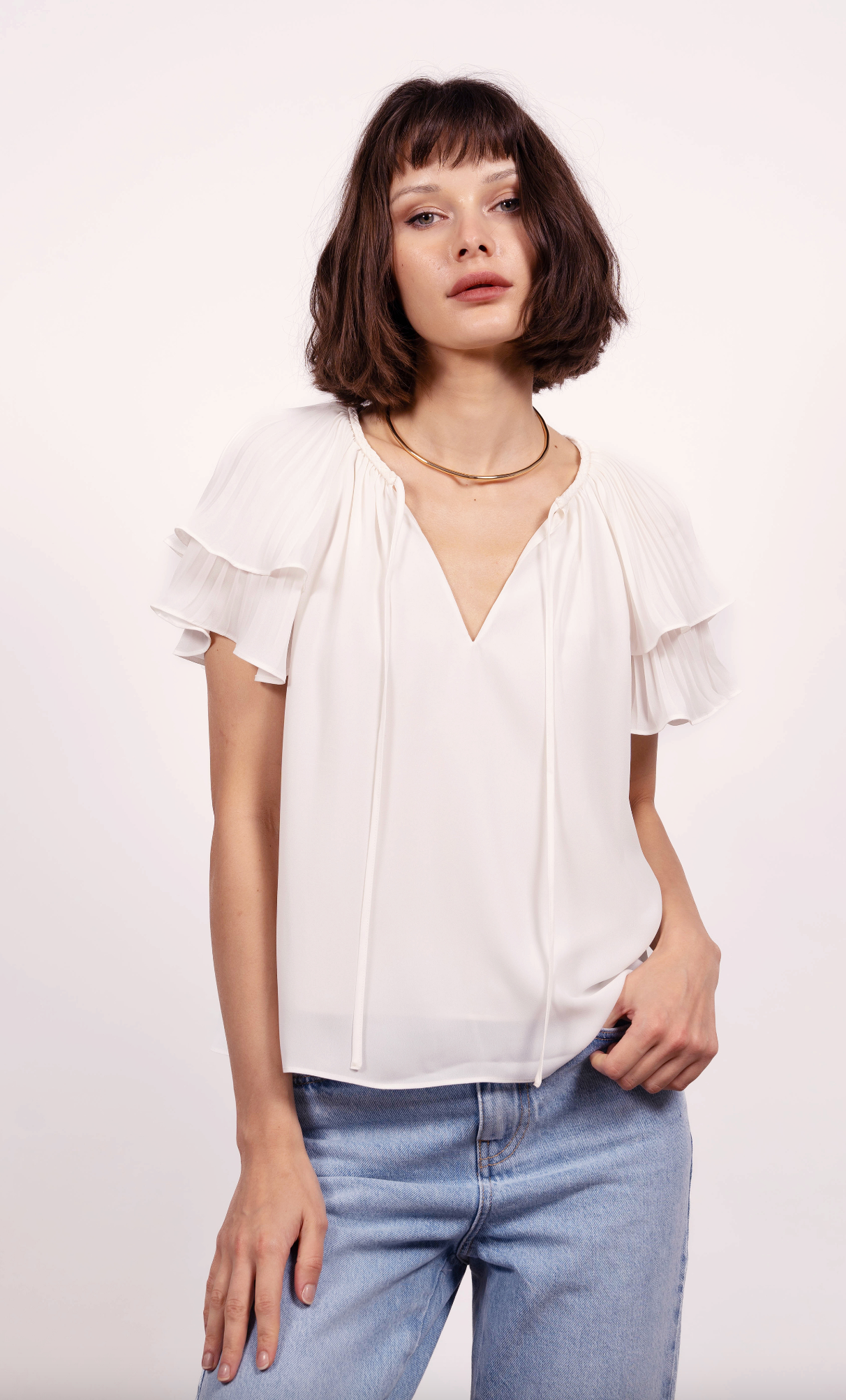 Cara Blouse - Ivory