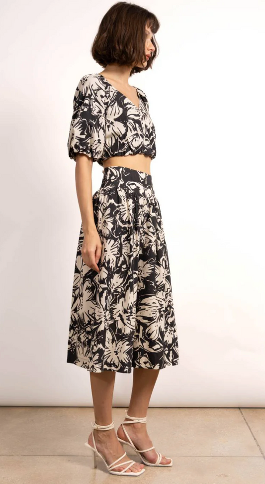 Cade Woodblock Floral Pants