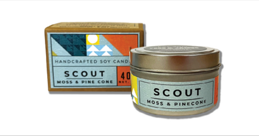 Scout Soy Candle | Moss + Pine Cone