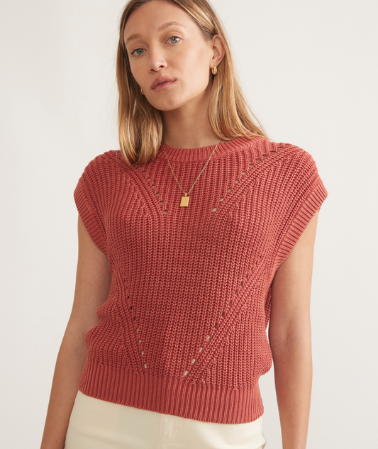 Ramona Sweater Vest | Henna