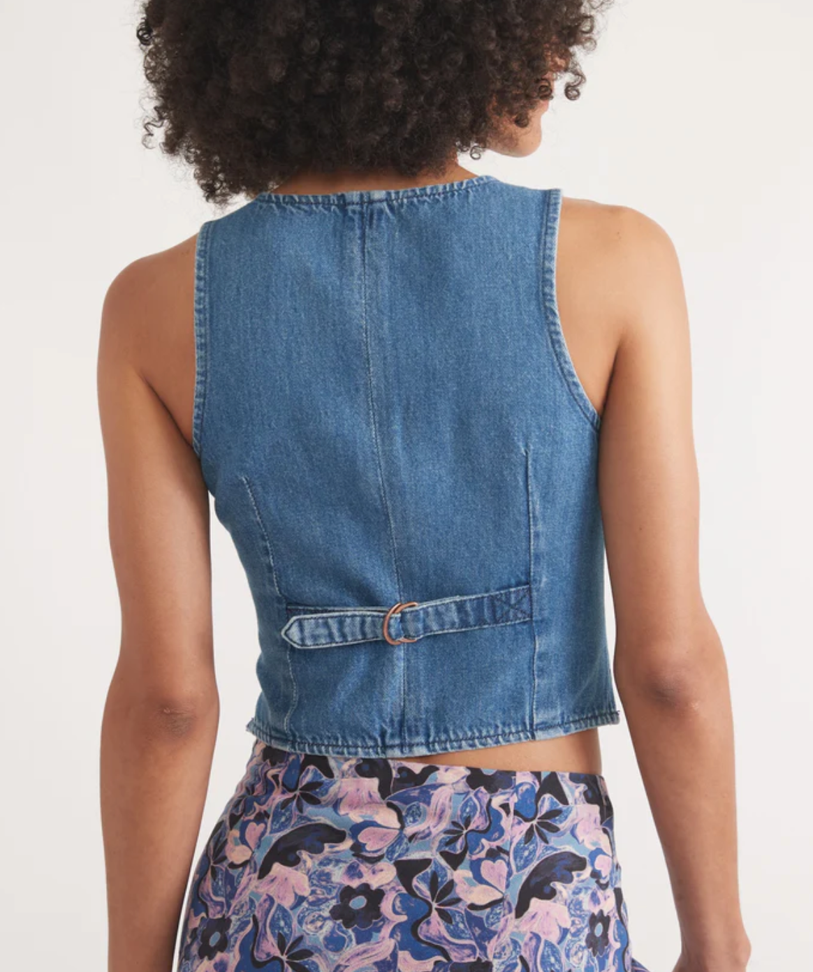 Daisy Denim Vest